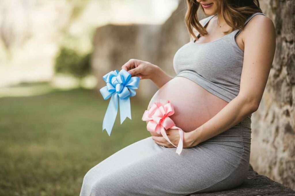 la forma della pancia e l'indicazione del sesso del nascituro